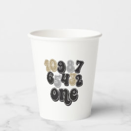 ニューイヤーイブカウントダウンファースト誕生日 紙コップ