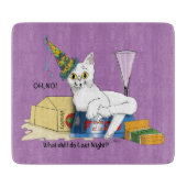 ニューイヤーイブキャットファニー カッティングボード (正面)