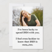 ニューイヤーイブギフトゴールデンホリデーカード シーズンカード (裏面)