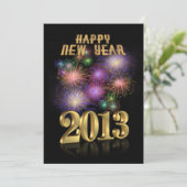 ニューイヤーイブパーティの招待状花火2013 招待状 (スタンド正面)