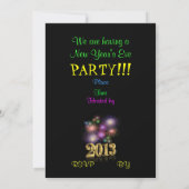 ニューイヤーイブパーティの招待状花火2013 招待状 (裏面)