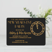 ニューイヤーイブパーティの招待状 シーズンカード (スタンド正面)