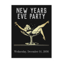 ニューイヤーイブパーティの招待状