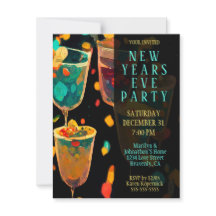 ニューイヤーイブパーティの招待状