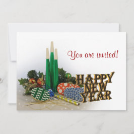 ニューイヤーイブパーティの招待状 招待状