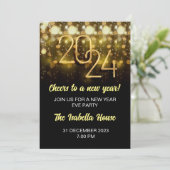 ニューイヤーイブパーティの招待状lニューイヤー2024 招待状 (スタンド正面)