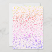 ニューイヤーイブパーティーピンクテーマ 招待状 (裏面)