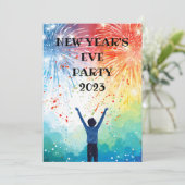 ニューイヤーイブパーティーレインボー花火 招待状 (スタンド正面)