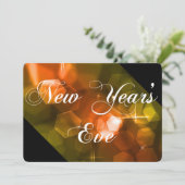 ニューイヤーイブパーティー招待オレンジぼけ1 招待状 (スタンド正面)