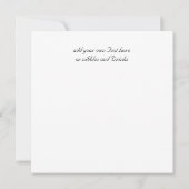 ニューイヤーイブパーティー白黒パーティー 招待状 (裏面)