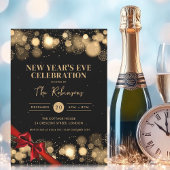 ニューイヤーイブ金ゴールドブラックウィンター疑問に思レッドボウ 招待状