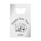 ニューイヤーイブ・シルバーデイテッド クレジットカード栓抜き (裏面)