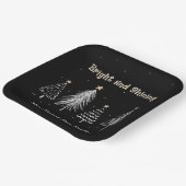 ニューイヤーイブ、ブライト&ホリデー輝くパーティー ペーパープレート (傾斜あり)