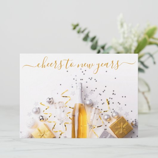 ニューイヤーエブシック金ゴールドシャンパンストリーマーパーティー 招待状 (スタンド正面)