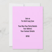 ニューイヤーエブスコティッシュホグマネーパーティー 招待状 (裏面)