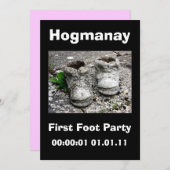 ニューイヤーエブスコティッシュホグマネーパーティー 招待状 (正面/裏面)