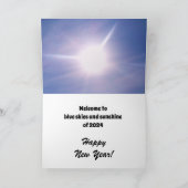 ニューイヤーカード シーズンカード (内部)