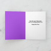 ニューイヤーキュートレッドフォックスラブラドールパピー シーズンカード (内部)