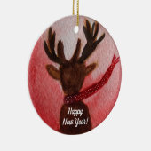 ニューイヤーシカオーナメント セラミックオーナメント (右)