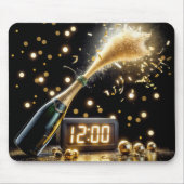 ニューイヤーシャンパンお祝い マウスパッド (正面)