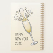 ニューイヤーシャンパングラス プランナー手帳 (裏面)