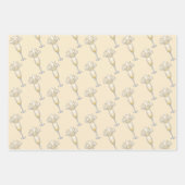 ニューイヤーシャンパングラス ラッピングペーパーシート (正面2)