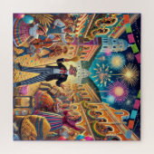 ニューイヤーズイブお祝いエルアーノビエホ ジグソーパズル (横)