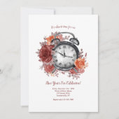 ニューイヤーズイブがもうすぐ！ 招待状 (正面)