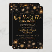 ニューイヤーズイブオープンハウスパーティー 招待状 (正面/裏面)