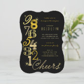 ニューイヤーズイブカウントダウングリッターホリデーパーティー 招待状 (スタンド正面)