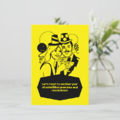 ニューイヤーズイブカウントダウンパーティの招待状 招待状 (スタンド正面)