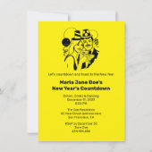 ニューイヤーズイブカウントダウンパーティの招待状 招待状 (裏面)