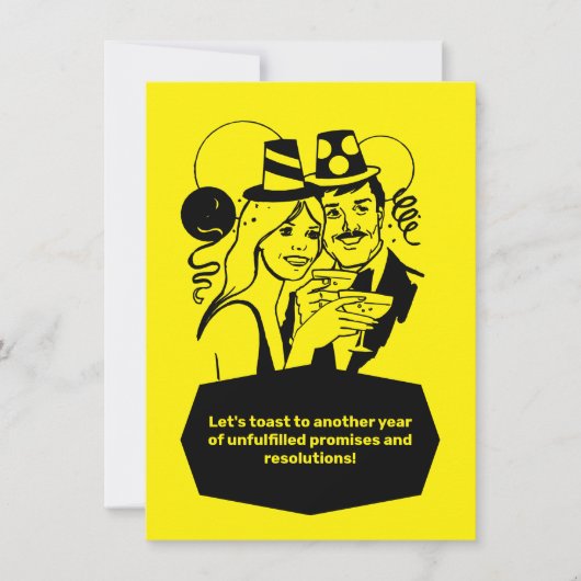 ニューイヤーズイブカウントダウンパーティの招待状 招待状 (正面)