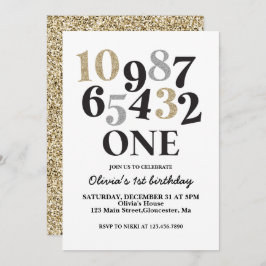 ニューイヤーズイブカウントダウン ファーストバースデー 招待状