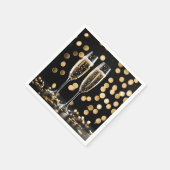 ニューイヤーズイブシャンパンフルテス スタンダードカクテルナプキン (角)