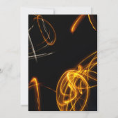 ニューイヤーズイブパーティーのスパークラー招待状 招待状 (裏面)