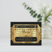 ニューイヤーズイブパーティーゴールデンチケット招待状 シーズンポストカード (スタンド正面)
