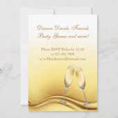 ニューイヤーズイブパーティー 招待状 (裏面)