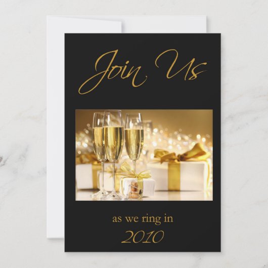 ニューイヤーズイブパーティ招待状 招待状 (正面)