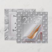 ニューイヤーズイブパーティ 招待状 (正面/裏面)