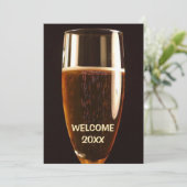 ニューイヤーズイブビールパーティの招待状 招待状 (スタンド正面)