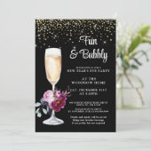 ニューイヤーズイブブラックパーティの招待状 招待状 (スタンド正面)