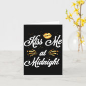 ニューイヤーズイブ2022パーティーキス カード (黄色い花)