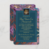 ニューイヤーズイブ・マスカレード 招待状 (正面/裏面)