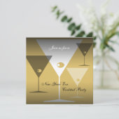 ニューイヤーズイヴカクテルパーティの招待状マルティーニ 招待状 (スタンド正面)