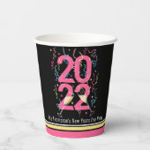 ニューイヤーズイヴパーティーシャンパンストリーマー2022  紙コップ (裏面)