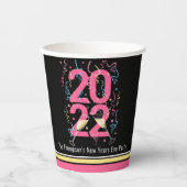 ニューイヤーズイヴパーティーシャンパンストリーマー2022  紙コップ (正面)