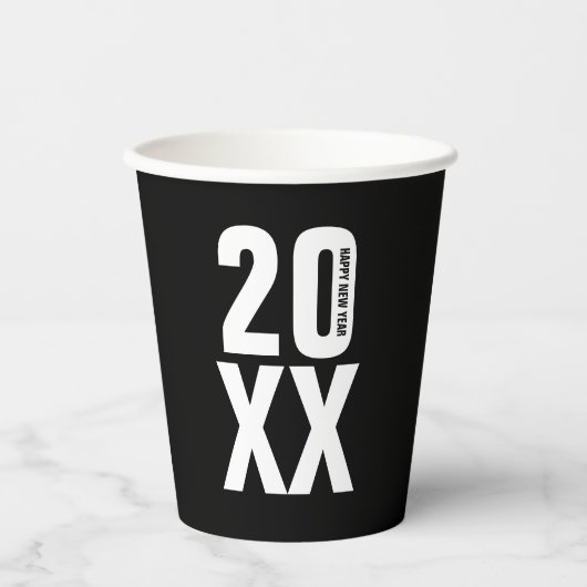 ニューイヤーズイヴパーティー紙カップ 紙コップ (正面)