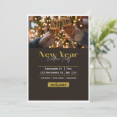 ニューイヤーズイヴパーティ招待状アニメーション NYE 招待状 (スタンド正面)