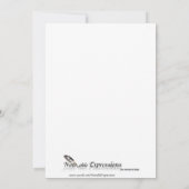 ニューイヤーズイヴ ベイビーニューイヤー バナー 招待状 (裏面)